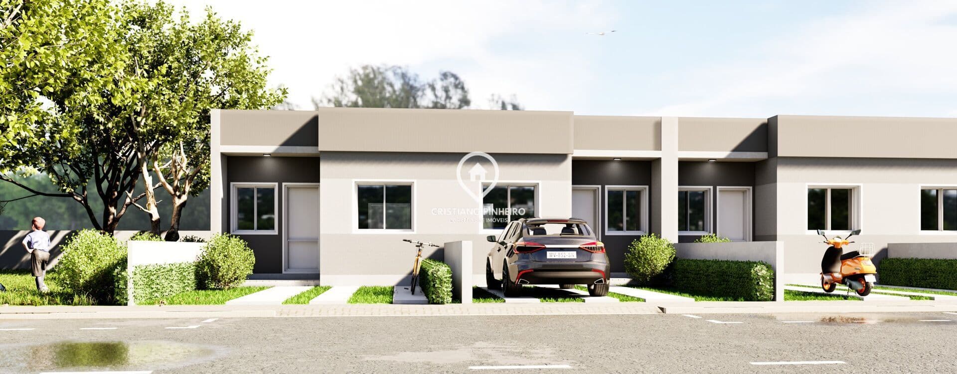 Casa com 2 dormitórios à venda no bairro São Luiz em Gravataí/RS
