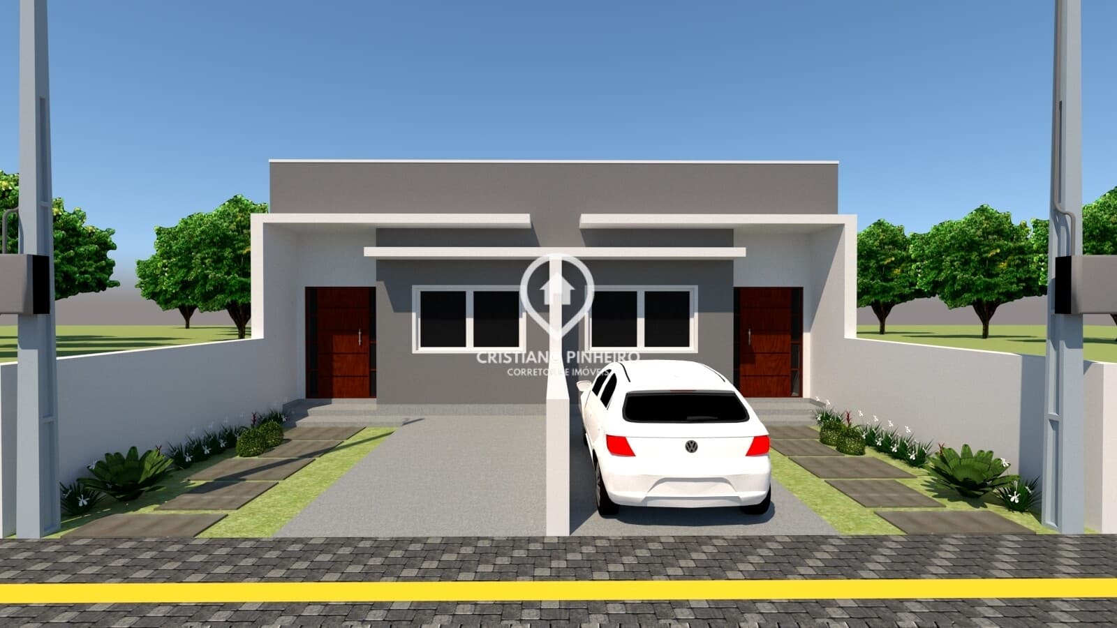 Casa com 3 dormitórios à venda no bairro São Vicente Gravataí - RS