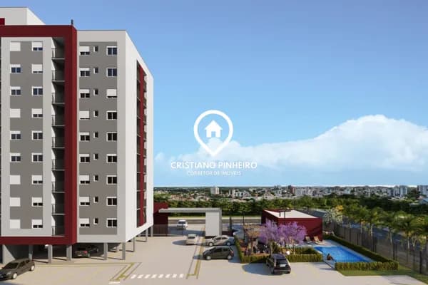 Apartamento com 2 dormitórios à venda no bairro Oriço - Gravataí/RS