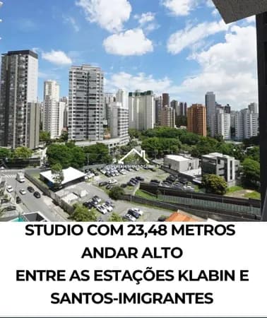 Studio na Chacára Klabin próximo ao Metro