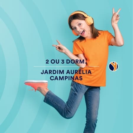 Apartamento 66m², 2 ou 3 dormitórios no Jardim Aurélia, Campinas - SP