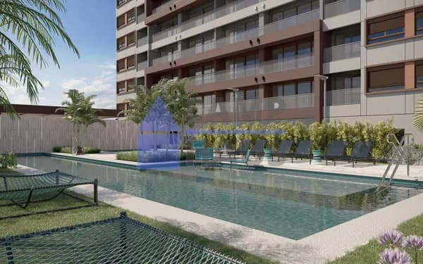 Apartamento Padrão de 36m², 1 dorm, 1 vaga