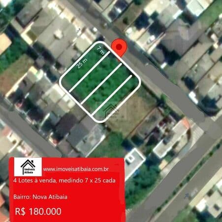Lote/Terreno em Atibaia - Nova Cerejeira