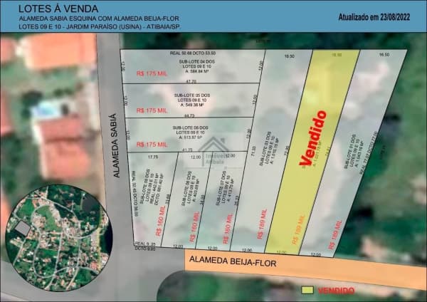 Lote/Terreno em Atibaia - Jardim Paraíso da Usina