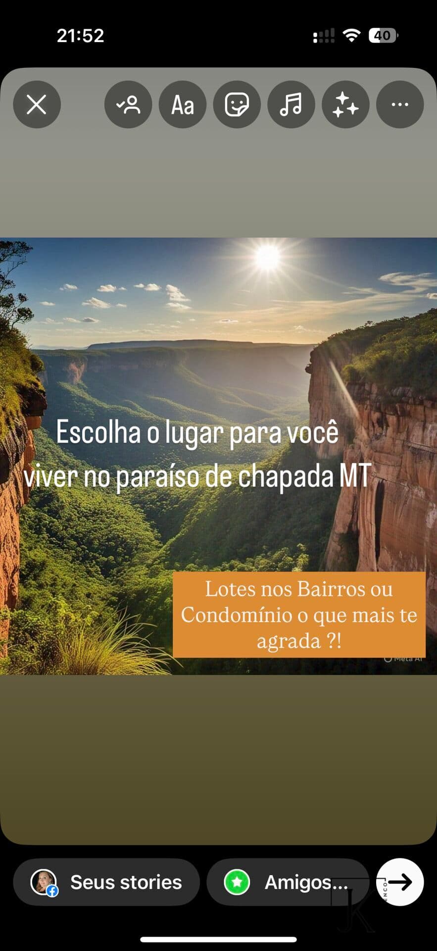Terreno em Condomínio Florais da Chapada