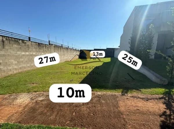VENDO Terreno de esquina de 292m2 no Condomínio Tangará