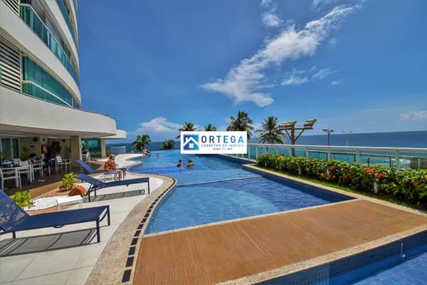 Cobertura Duplex com piscina, ar, Costa Espanha, aluguel por diária, Salvador-BA