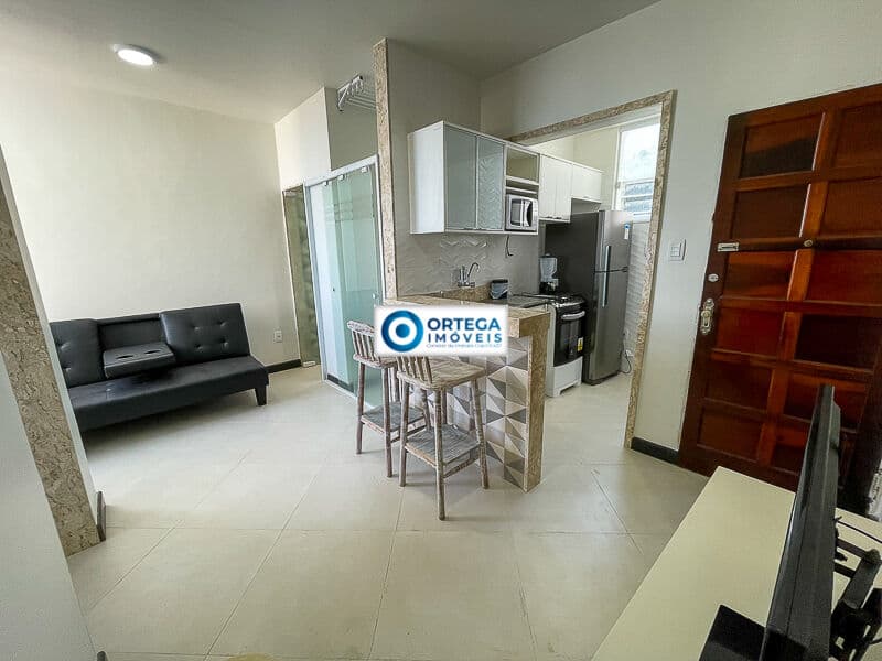 Apartamento com 1 quarto, vista a mar, TEMPORADA diárias, Barra, Salvador-BA