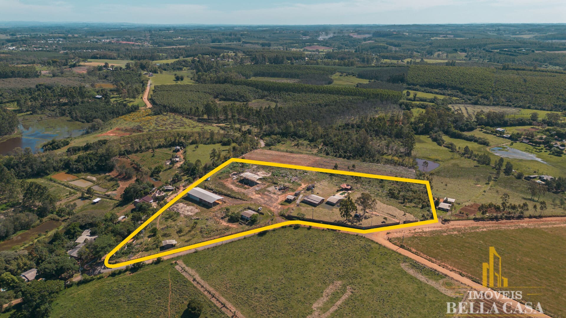 Área de Terra de 3,5 hectares