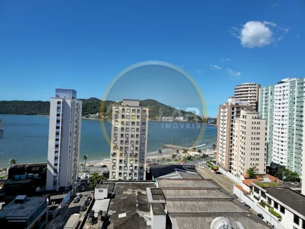 Lindo apto com vista mar de 1 dorm no bairro boa vista em SV