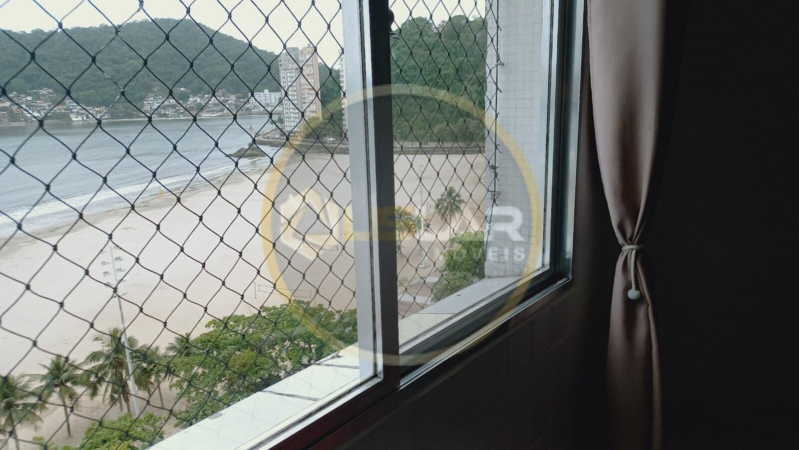 Lindo apto de 1 dormitório frente ao mar com vista para a praia