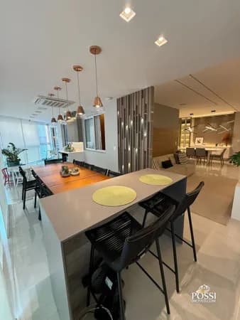 Apartamento à venda na Praia da Costa com 147m², 3 quartos (2 suítes), 3 vagas, porteira fechada