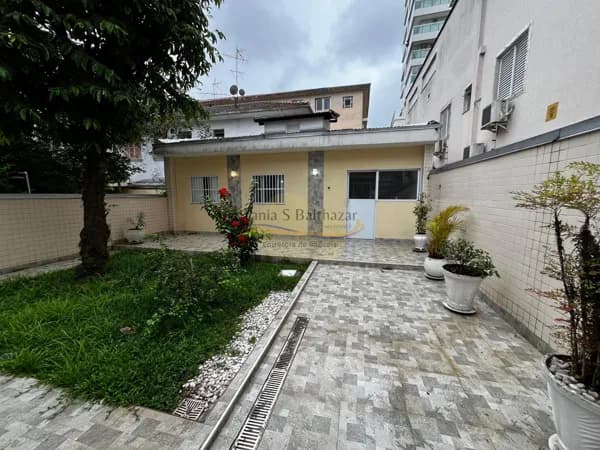 Sobrado 3 Quartos com Edícula completa - Bairro Embaré - Santos/SP
