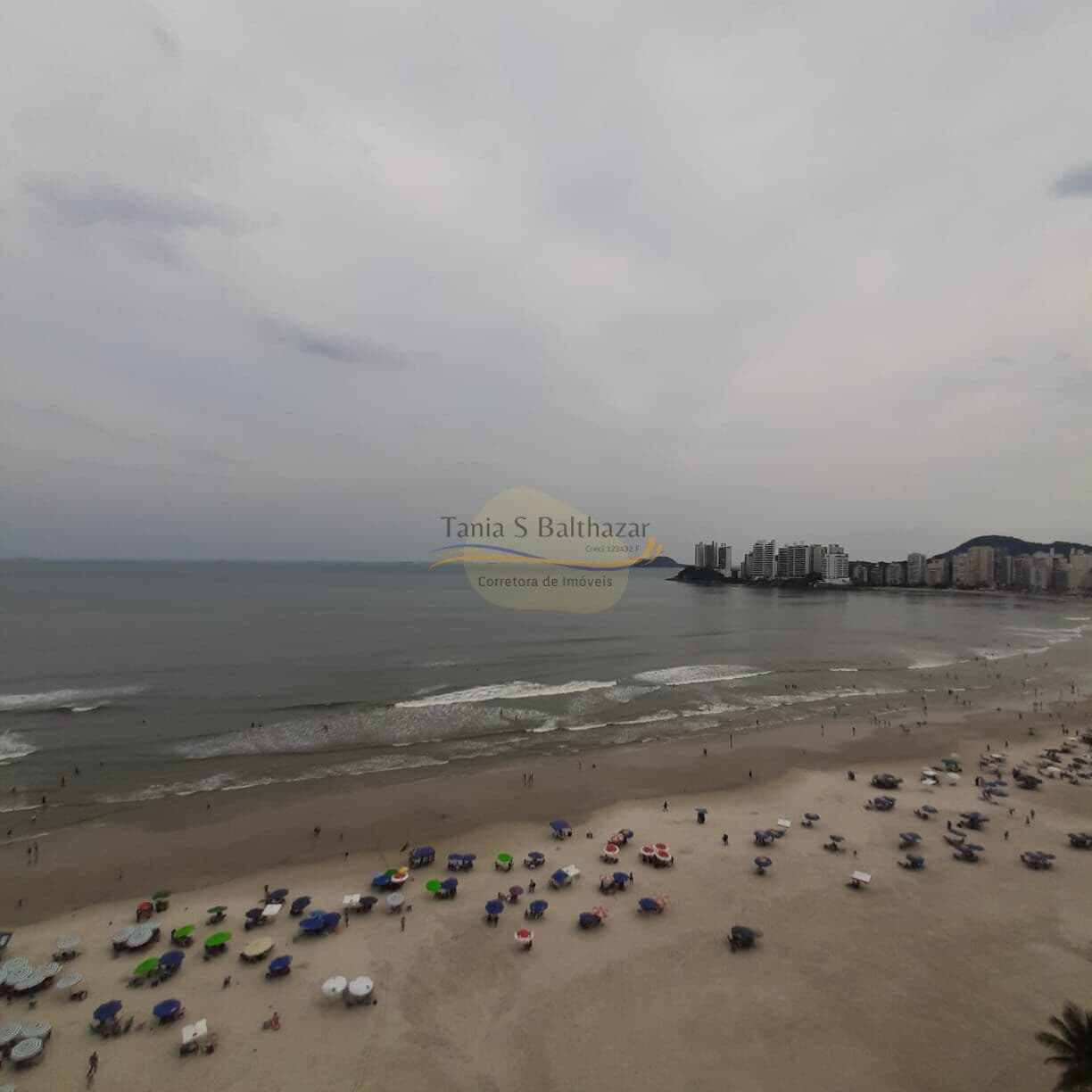 Apartamento de Frente - Vista Praia, Mar, Horizonte - Pitangueiras - Guarujá