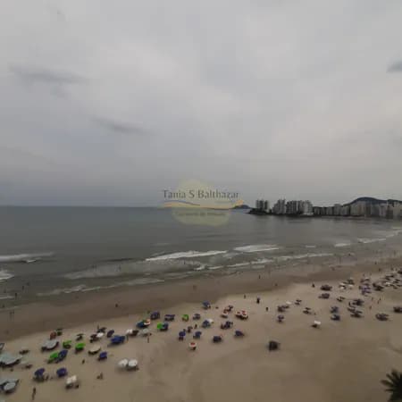 Apartamento de Frente - Vista Praia, Mar, Horizonte - Pitangueiras - Guarujá