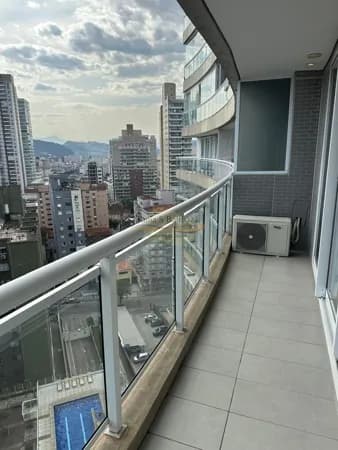 Locação Alto Padrão Studio - Vista Praia Mar - Bairro José Menino - Santos/SP.