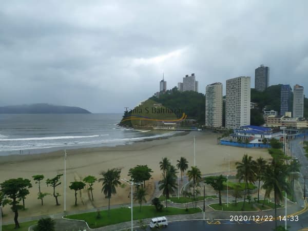 Apartamento com Vista Mara - Praia do Itararé, em São Vicente.