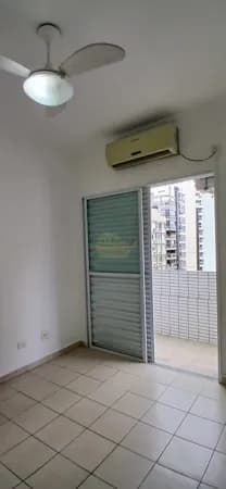 Apartamento Sala Living - Frente - Sacada - Gonzaga - Santos/SP.