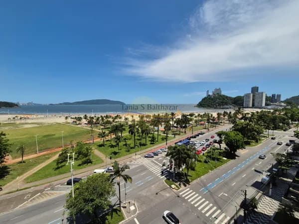 Apartamento com Vista Frontal praia Mar - Bairro Itararé - São Vicente.