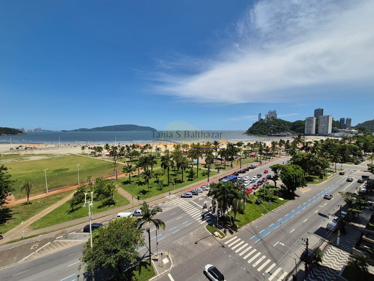 Apartamento com Vista Frontal praia Mar - Bairro Itararé - São Vicente.