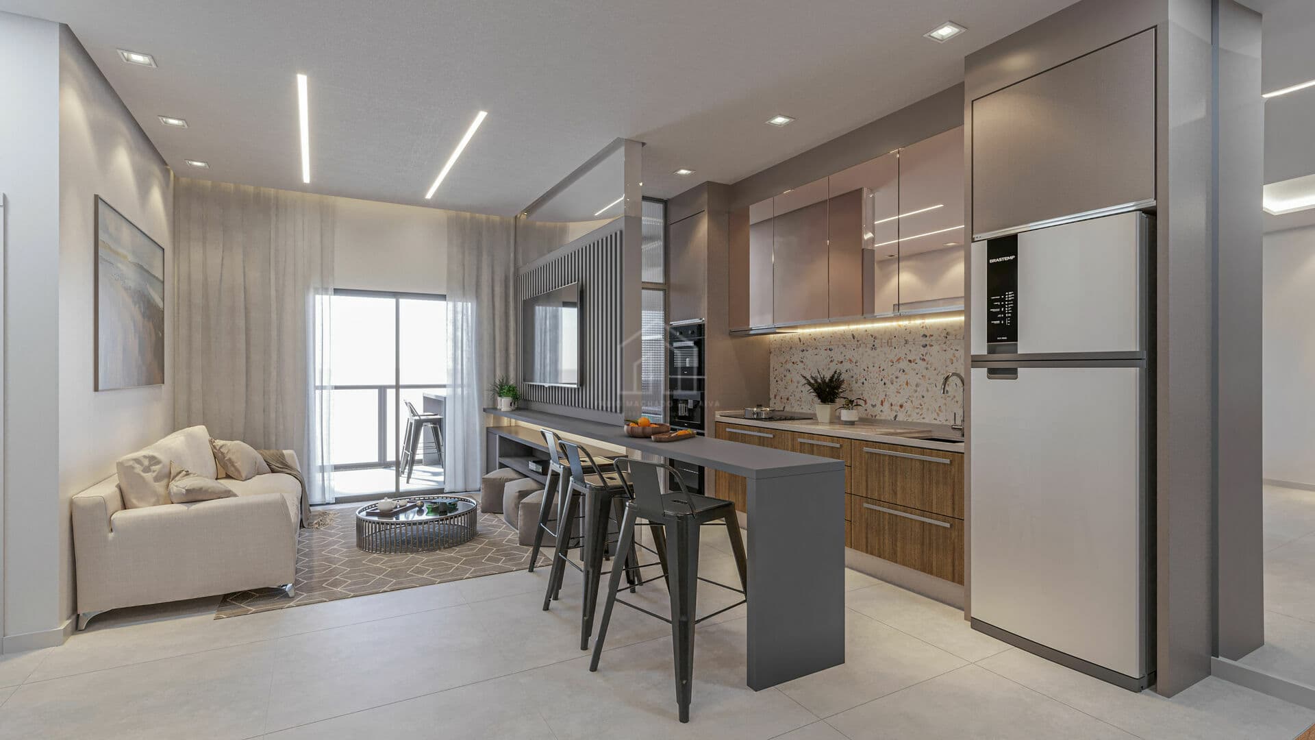 Apartamento no Edifício Manu Bay Residence na Praia Brava