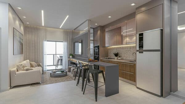 Apartamento no Edifício Manu Bay Residence na Praia Brava