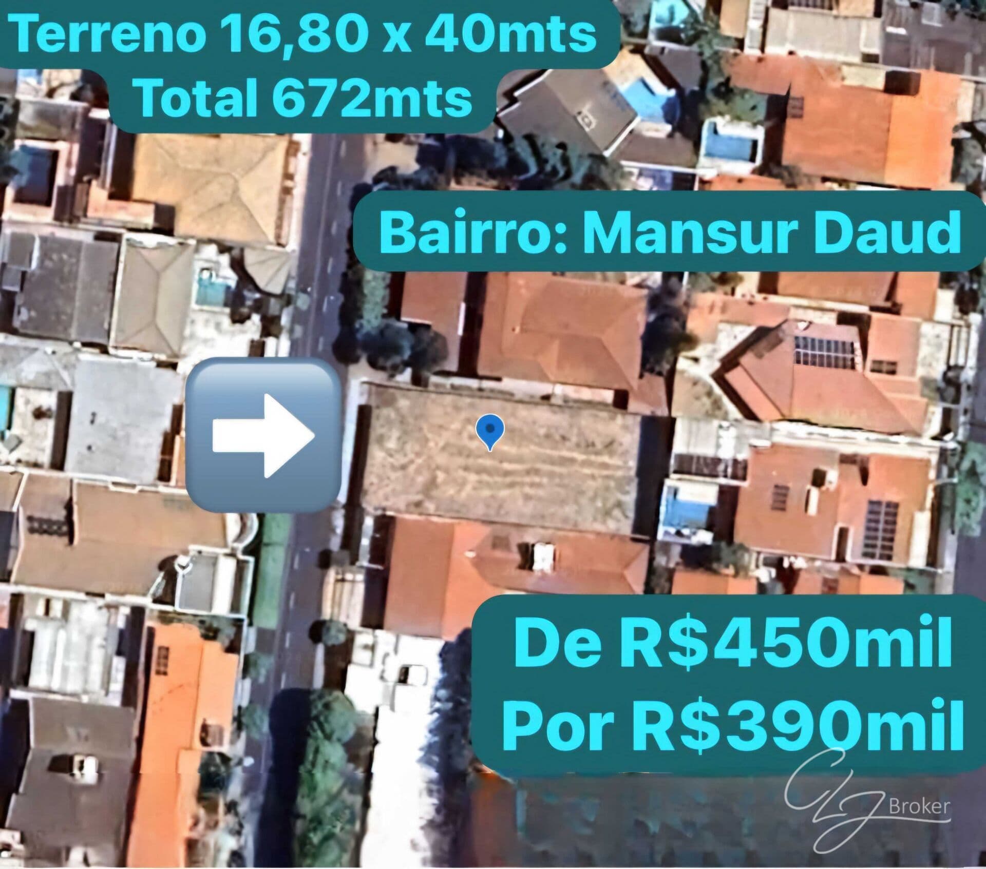 Terreno em Parque Residencial Comendador Mancor Daud, São José do Rio Preto/SP