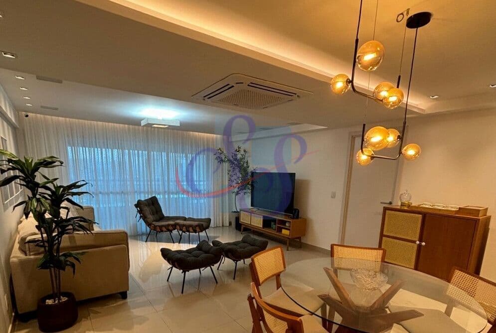 Amplo apartamento com 4 suítes e varanda gourmet