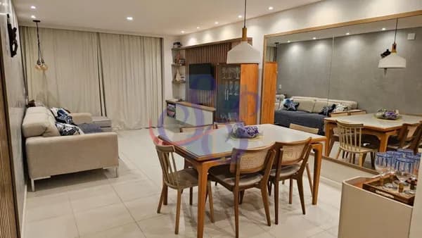 Lindo apartamento mobiliado no Golf Ville - 3 suítes