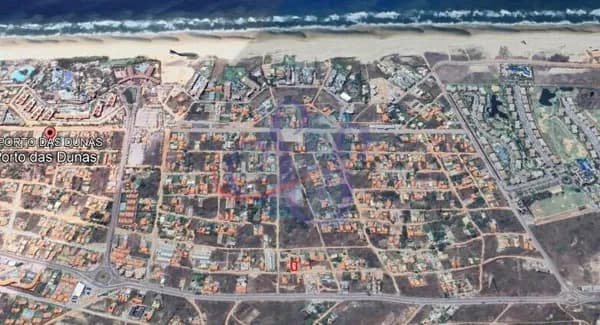 Terreno com vista mar no Porto das Dunas, 495m²