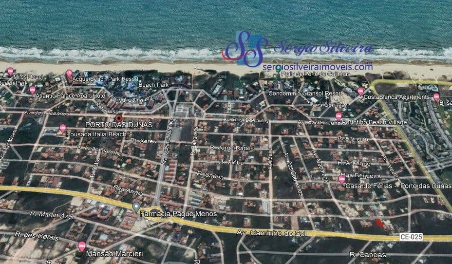 Terreno com vista para o mar com 495m²