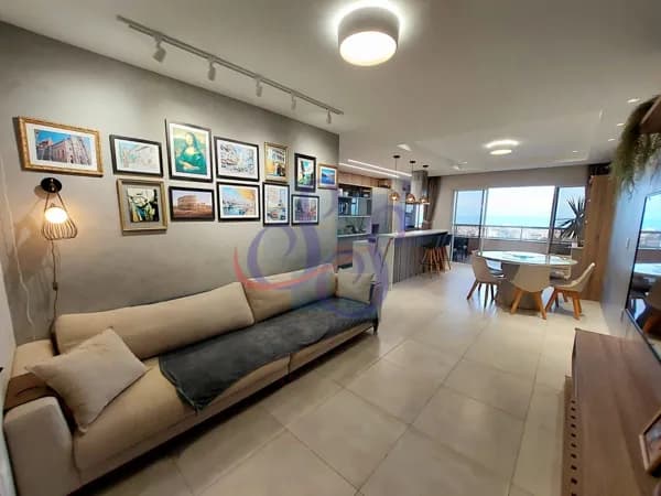 Amplo apartamento em Porto das Dunas com vista mar!