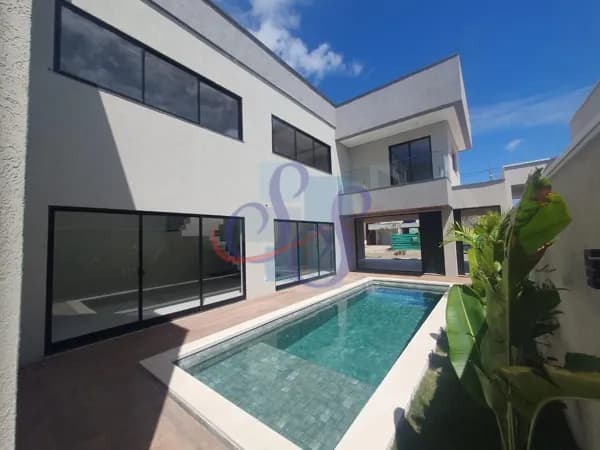 Belíssima casa com 4 suítes e piscina privativa no Terras 1