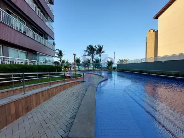 Apartamento nascente, mobiliado e com linda vista mar no Porto das Dunas! Beach Way.