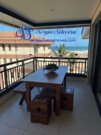 Amplo apartamento mobiliado e com vista para o mar no Mandara Lanai - Porto das Dunas