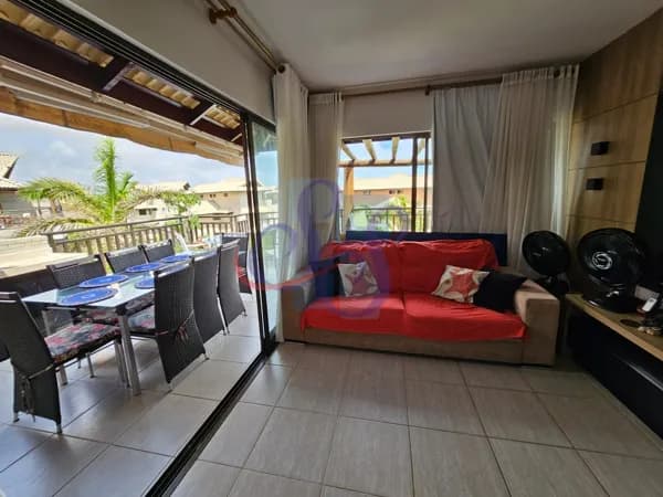 Belíssima cobertura mobiliada no Beach Place - Porto das Dunas