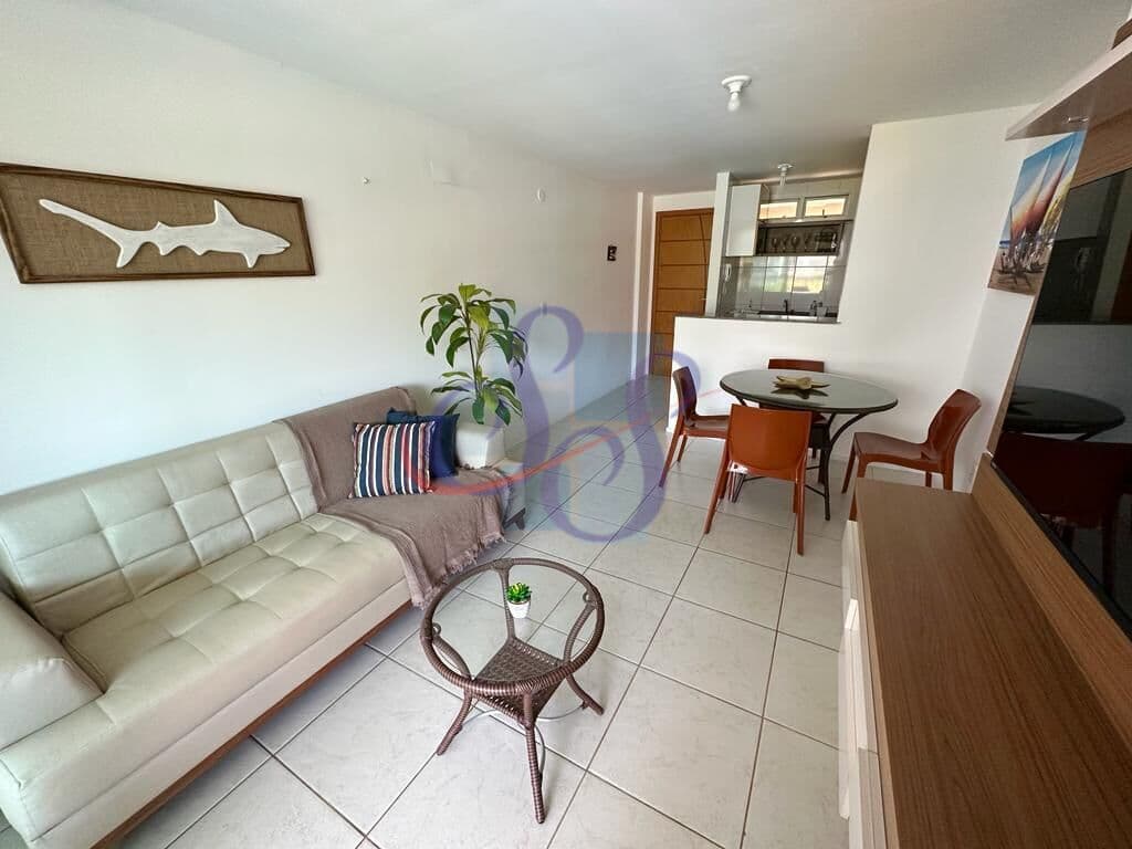 Apartamento nascente e mobiliado, com 3 quartos no Porto das Dunas!
