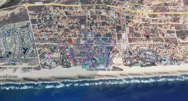 Amplo terreno com 1.386m² próximo da praia - Porto das Dunas