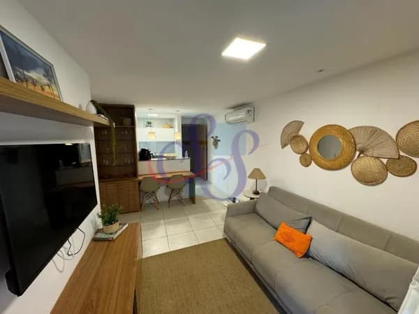 Apartamento térreo, nascente e mobiliado no Porto Beach