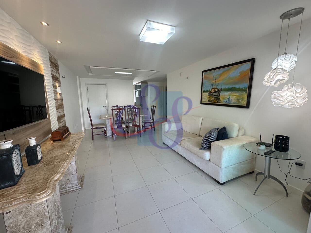 Apartamento nascente e mobiliado no Porto das Dunas.