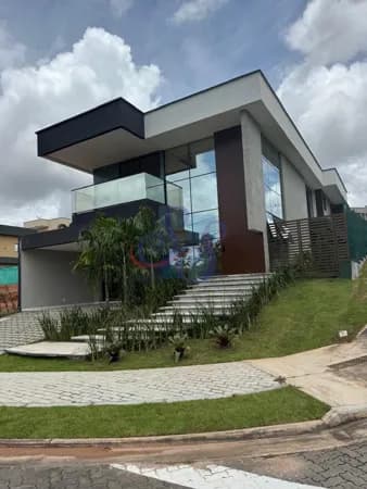 Belíssima casa duplex no Terras 1 com 4 suítes