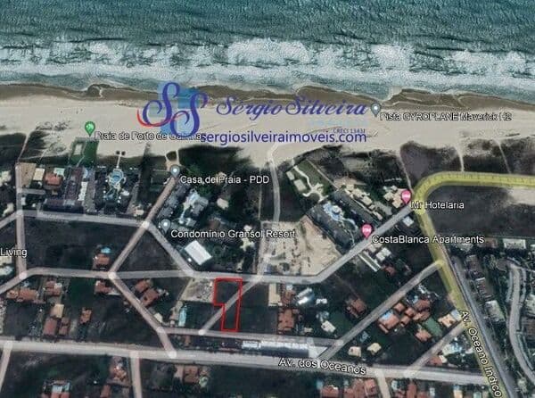 Terreno com 2.400m² próximo a praia