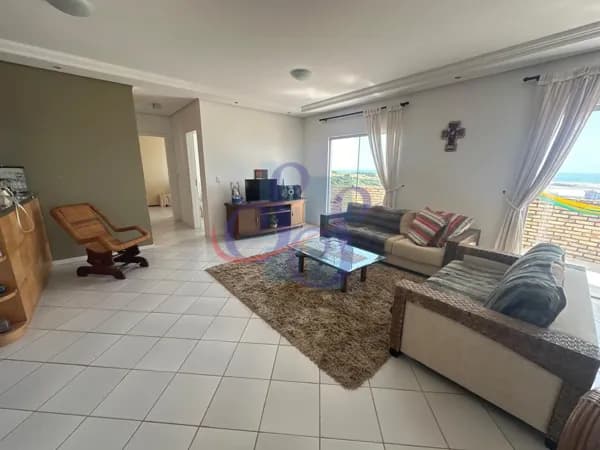 Apartamento com 2 quartos, vista mar e mobiliado no Porto das Dunas.