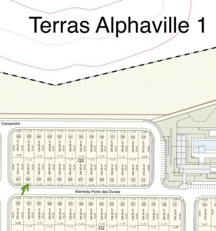 Excelente terreno no Alphaville Ceará Terras 1, com 334,5m²