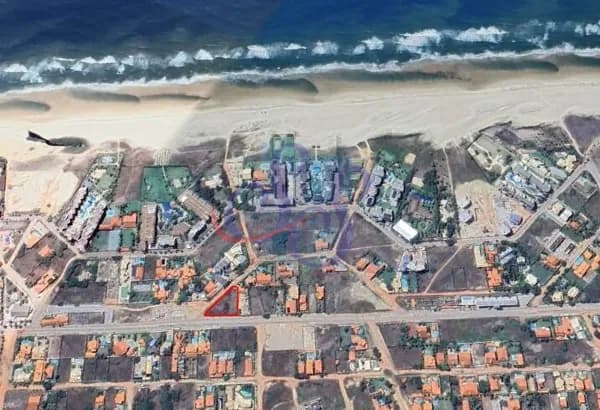 Terreno plano com 1.662m² em localização privilegiada no Porto das Dunas