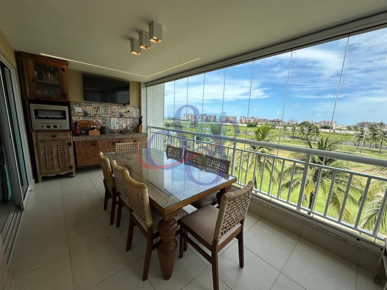 Belíssimo apartamento nascente no Golf Ville Resort mobiliado e vista mar!