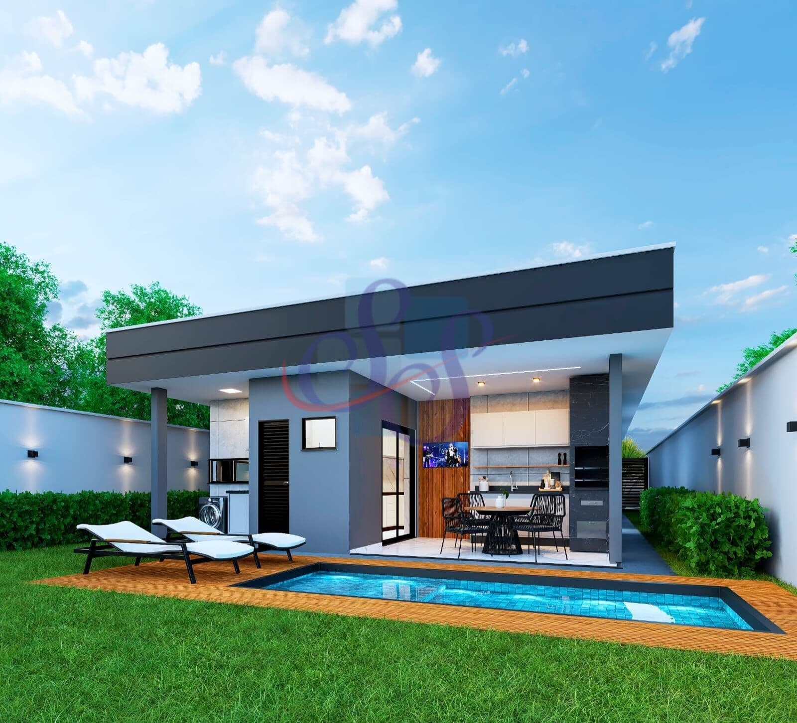 Belíssima casa com 3 suítes na cidade Alpha