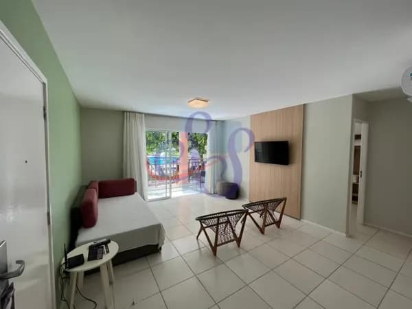 Apartamento com 3 quartos e mobiliado no Wellness Beach Park - Porto das Dunas