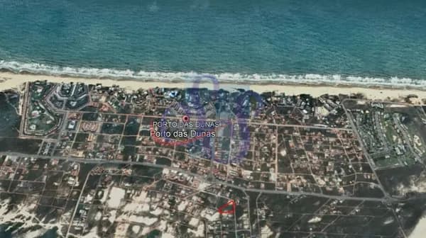 Terreno em localização privilegiada no Porto das Dunas com 7.621m²