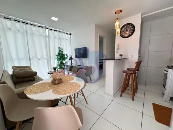 Apartamento mobiliado e próximo à praia no Porto das Dunas.